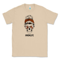 Mushroom Western Brown Glitter Cowhide Patterned Mom Skull Classic Tee - Bettercallsaul