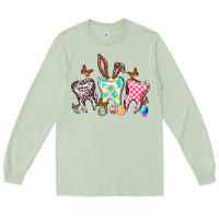 Matcha Happy Easter Day teeth Long Sleeve Tee - HowdyJamesFarm