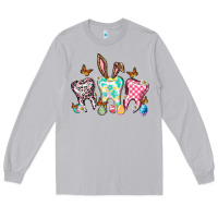 Moon Dust Happy Easter Day teeth Long Sleeve Tee - HowdyJamesFarm