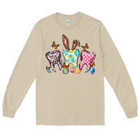 Mushroom Happy Easter Day teeth Long Sleeve Tee - HowdyJamesFarm