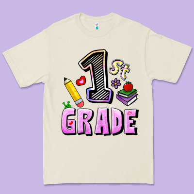 First Grade Premium Tee Designed By Ranaportraitstore