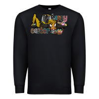 Black Happy Easter Premium Sweatshirt - CowhideDigitalArt