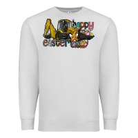 Dove Grey Happy Easter Premium Sweatshirt - CowhideDigitalArt