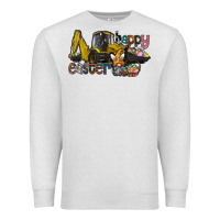 Oatmeal Heather Happy Easter Premium Sweatshirt - CowhideDigitalArt
