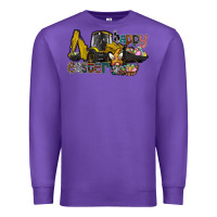 Purple Happy Easter Premium Sweatshirt - CowhideDigitalArt