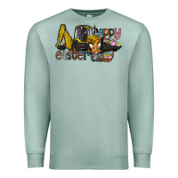 Seafoam Happy Easter Premium Sweatshirt - CowhideDigitalArt