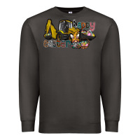 Smoke Happy Easter Premium Sweatshirt - CowhideDigitalArt