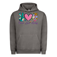 Pigment Tornado peace love springwith flowers and butterfly Urban Hoodie - Artiststas
