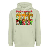 Matcha christmas begins with christ Heavyweight Hoodie - CowhideDigitalArt