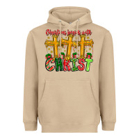Mushroom christmas begins with christ Heavyweight Hoodie - CowhideDigitalArt
