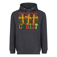 Smoke christmas begins with christ Heavyweight Hoodie - CowhideDigitalArt