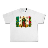 Lunar Rock mexican flag our lady of guadalupe Urban Heavy Tee - JahusDesignShop