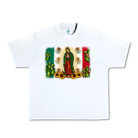 White mexican flag our lady of guadalupe Urban Heavy Tee - JahusDesignShop