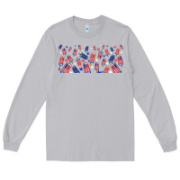Moon Dust American popsicle Long Sleeve Tee - TumblerDesignByShophia