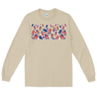 Mushroom American popsicle Long Sleeve Tee - TumblerDesignByShophia