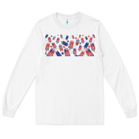 White American popsicle Long Sleeve Tee - TumblerDesignByShophia