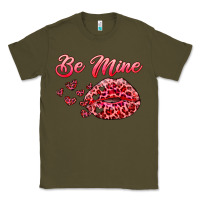 Army Green be mine kiss Classic Tee - RanaPortraitStore