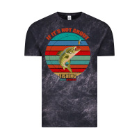 Cloud Black If It's Not About Fishing I'm Not Interested Vintage Tee - Bettercallsaul