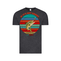 Vintage Black If It's Not About Fishing I'm Not Interested Vintage Tee - Bettercallsaul