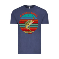 Vintage Denim If It's Not About Fishing I'm Not Interested Vintage Tee - Bettercallsaul