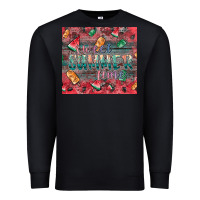 Black summer vibes Premium Sweatshirt - CowhideDigitalArt