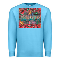 Ocean Blue summer vibes Premium Sweatshirt - CowhideDigitalArt
