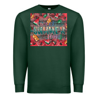 Sports Green summer vibes Premium Sweatshirt - CowhideDigitalArt