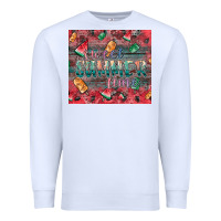 White summer vibes Premium Sweatshirt - CowhideDigitalArt