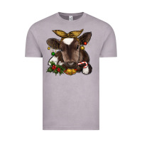 Vintage Zinc christmas baby cow Vintage Tee - RanaPortraitStore