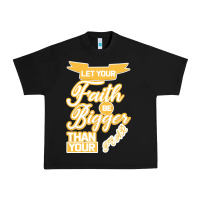 Black Let Your Faith Be Bigger Than Your Fear Urban Heavy Tee - Bettercallsaul