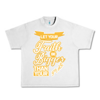 Lunar Rock Let Your Faith Be Bigger Than Your Fear Urban Heavy Tee - Bettercallsaul
