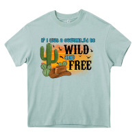 Arona if i was a cowgirl i d be wild and free Heavy Core Tee - MaliasSmallBusiness