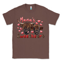Chestnut mama's sweetheart highland cow and calf Classic Tee - RanaPortraitStore