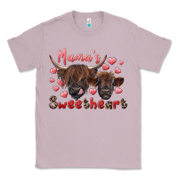 Lilac mama's sweetheart highland cow and calf Classic Tee - RanaPortraitStore
