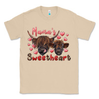 Mushroom mama's sweetheart highland cow and calf Classic Tee - RanaPortraitStore