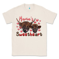 Mama's Sweetheart Highland Cow And Calf Classic Tee | Teevron