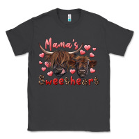 Smoke mama's sweetheart highland cow and calf Classic Tee - RanaPortraitStore