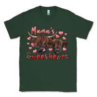 Sports Green mama's sweetheart highland cow and calf Classic Tee - RanaPortraitStore