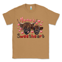 Toasted Coconut mama's sweetheart highland cow and calf Classic Tee - RanaPortraitStore