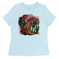Baby Blue Let's Go Ladies Tee - Jasminsmagicworld