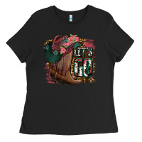 Black Let's Go Ladies Tee - Jasminsmagicworld