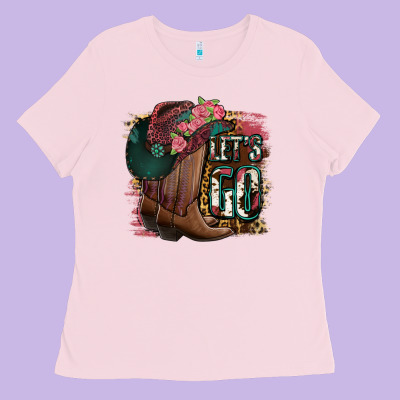 Let's Go Ladies Tee Designed By Jasminsmagicworld