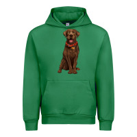 Emerald chocolate lab labrador retriever Urban Hoodie - Artiststas