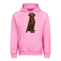 Fuchsia Pink chocolate lab labrador retriever Urban Hoodie - Artiststas