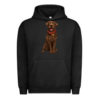 Pigment Black chocolate lab labrador retriever Urban Hoodie - Artiststas