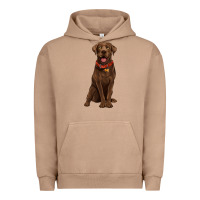 Pigment Burro chocolate lab labrador retriever Urban Hoodie - Artiststas