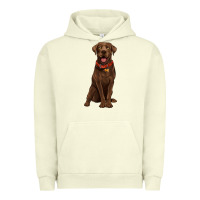 Pigment Pistachio chocolate lab labrador retriever Urban Hoodie - Artiststas