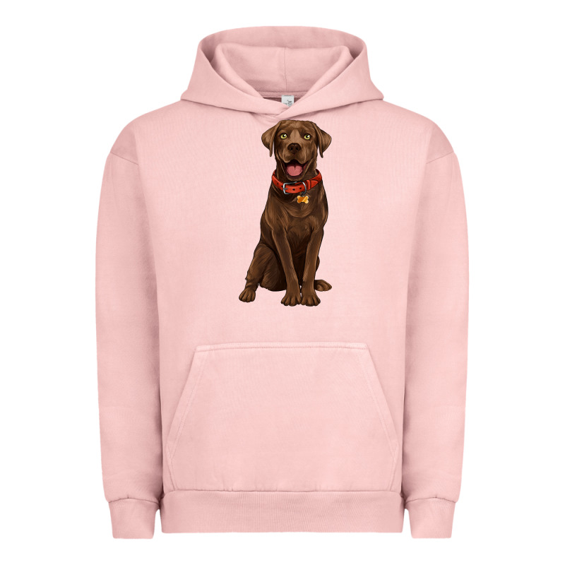 Chocolate Lab Labrador Retriever Urban Hoodie by Artiststas | Teevron