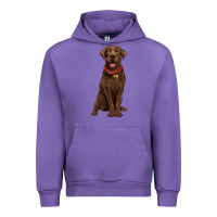 Tulip chocolate lab labrador retriever Urban Hoodie - Artiststas