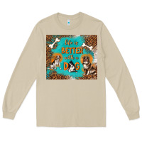 Mushroom life is better with a dog Long Sleeve Tee - TumblerDesignByShophia